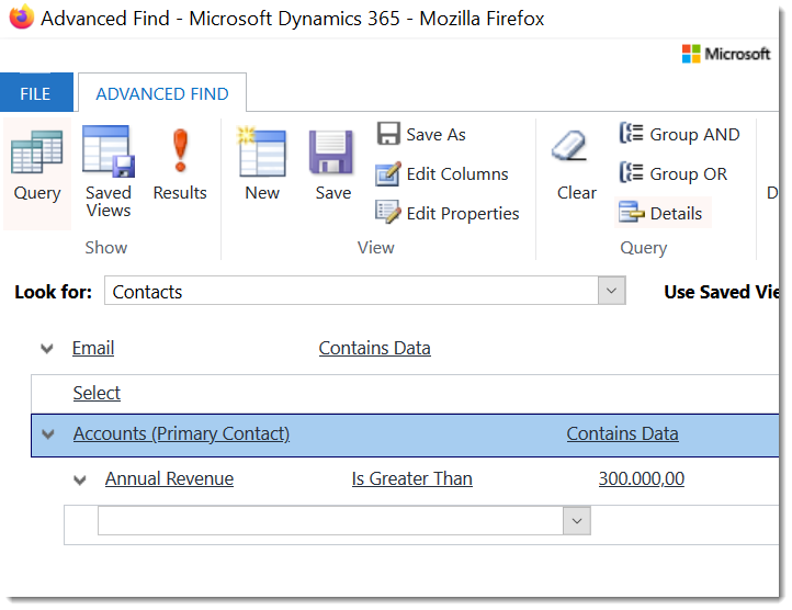 Global leitin í Dynamics 365