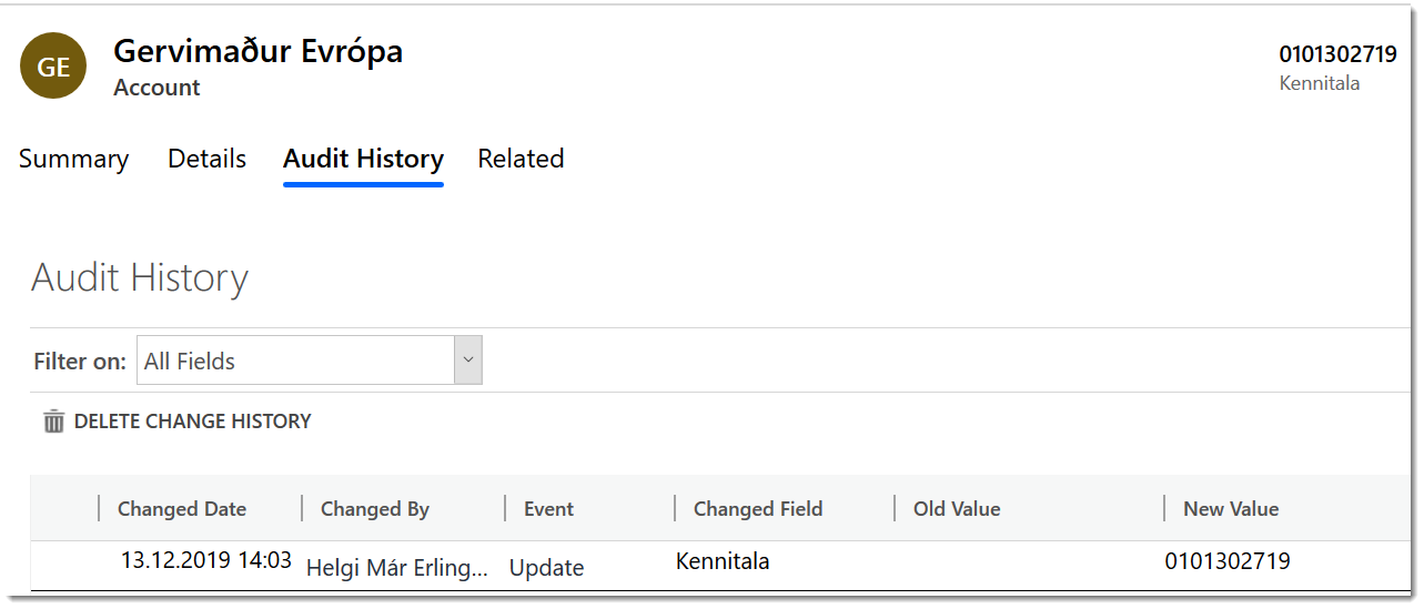 Default Dashboard Dynamics 365